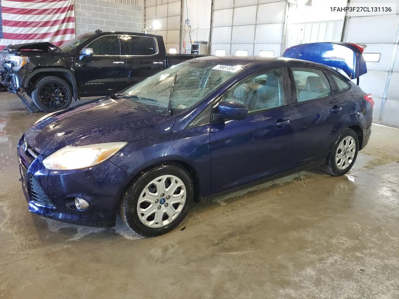 2012 Ford Focus Se VIN: 1FAHP3F27CL131136 Lot: 79881354