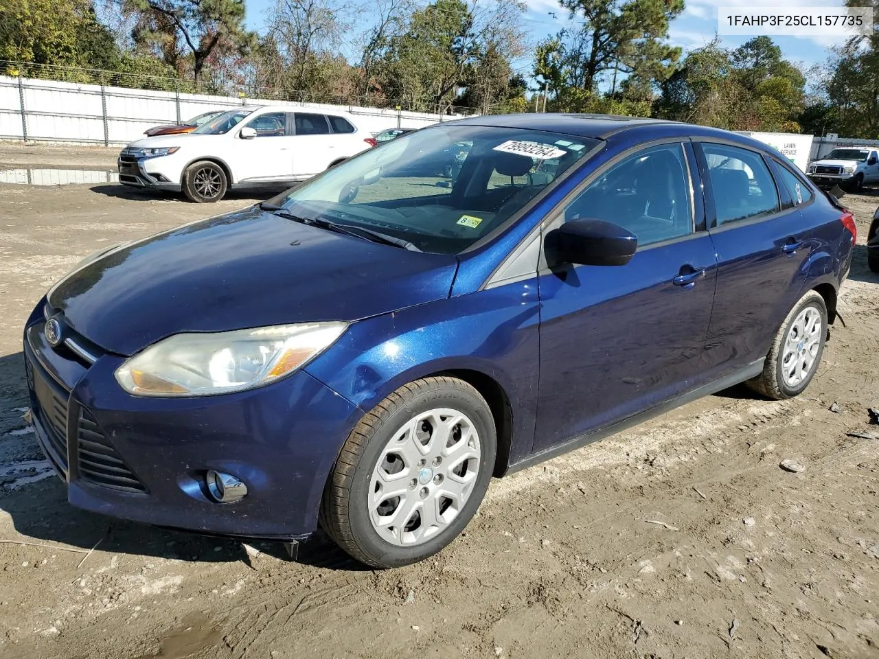 2012 Ford Focus Se VIN: 1FAHP3F25CL157735 Lot: 79993264