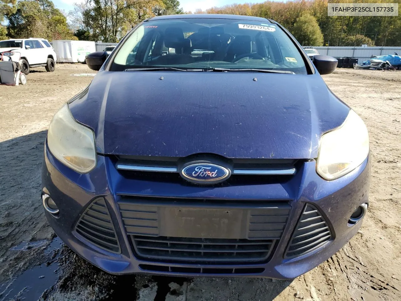 2012 Ford Focus Se VIN: 1FAHP3F25CL157735 Lot: 79993264