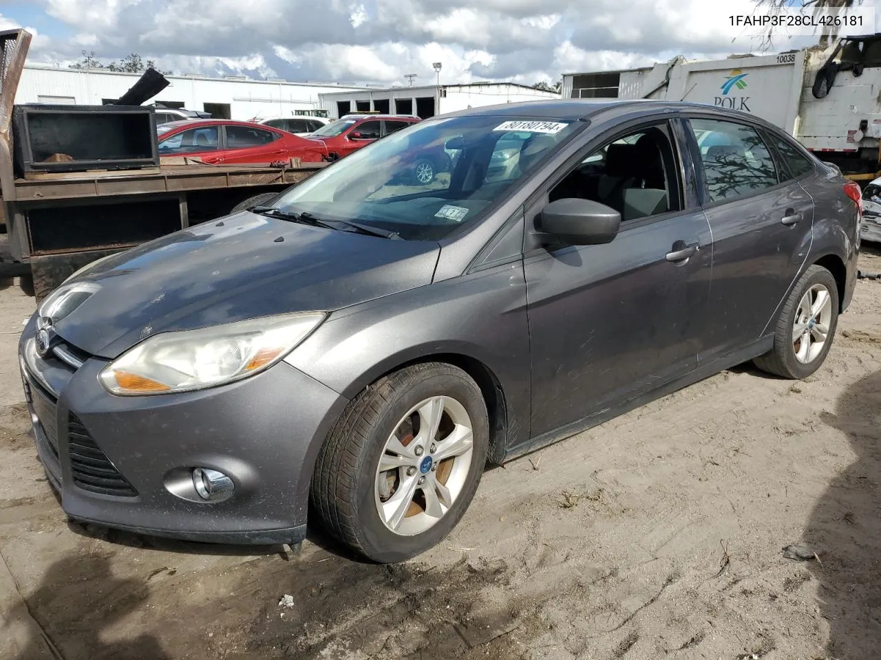 2012 Ford Focus Se VIN: 1FAHP3F28CL426181 Lot: 80180794