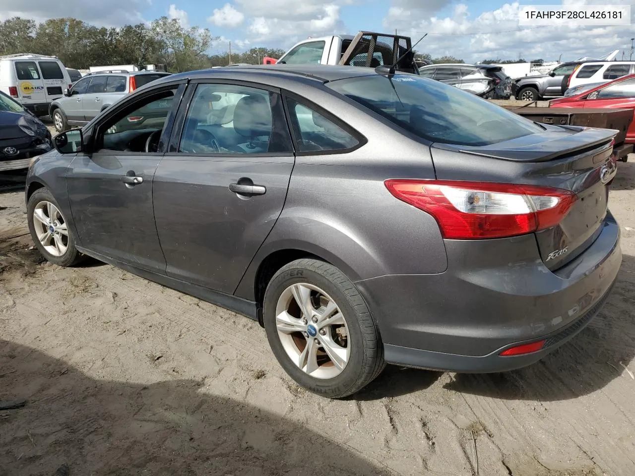 2012 Ford Focus Se VIN: 1FAHP3F28CL426181 Lot: 80180794