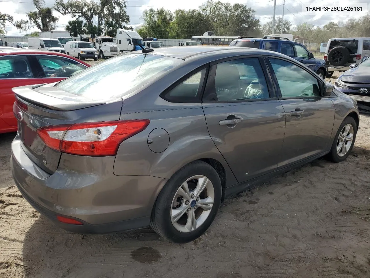 2012 Ford Focus Se VIN: 1FAHP3F28CL426181 Lot: 80180794