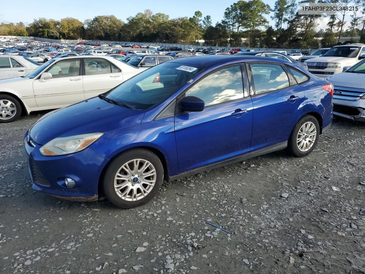 2012 Ford Focus Se VIN: 1FAHP3F23CL348215 Lot: 80188394