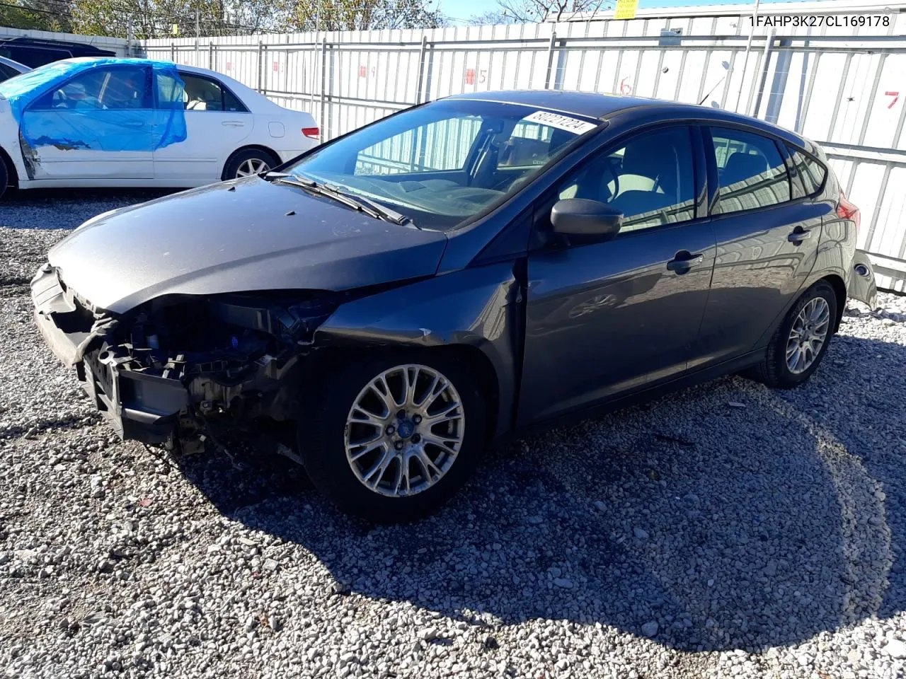 2012 Ford Focus Se VIN: 1FAHP3K27CL169178 Lot: 80221224