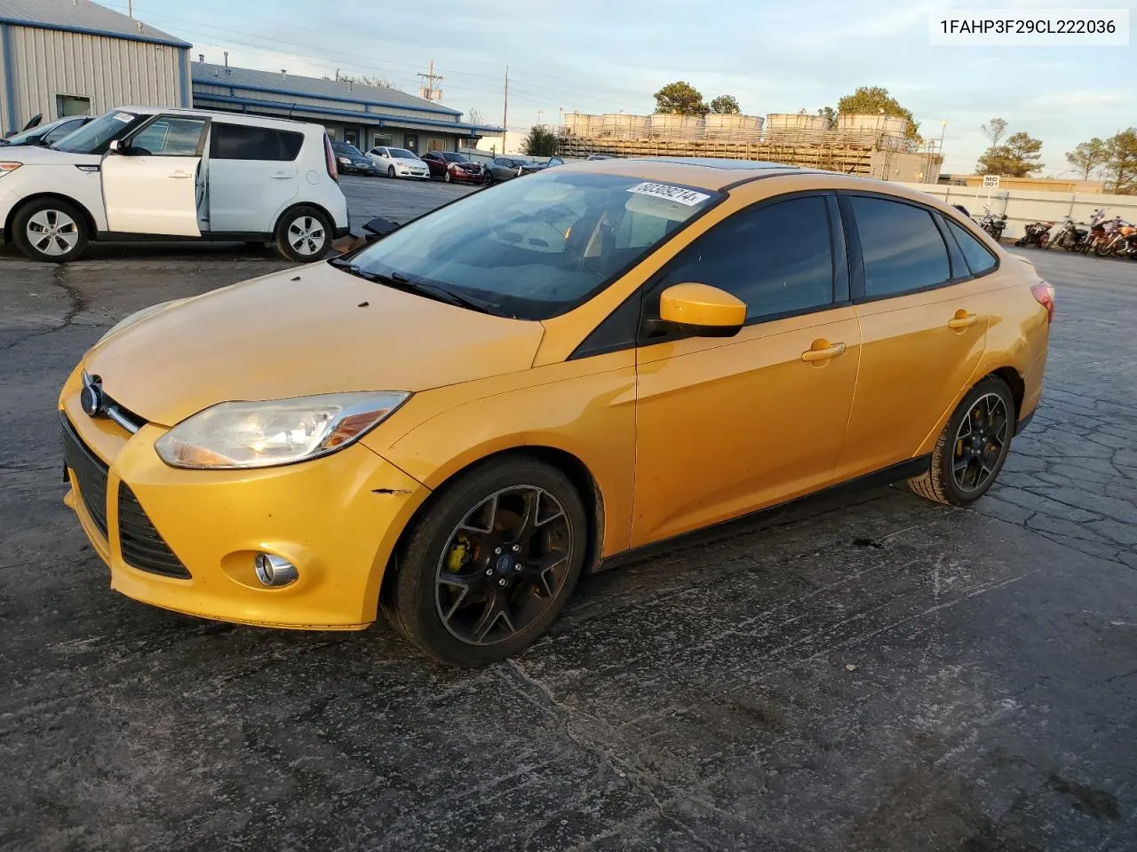 2012 Ford Focus Se VIN: 1FAHP3F29CL222036 Lot: 80309214