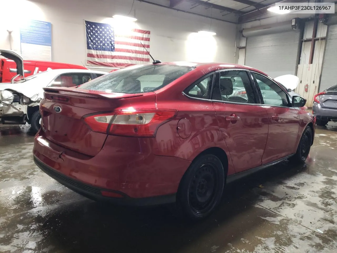 2012 Ford Focus Se VIN: 1FAHP3F23CL126967 Lot: 80359504