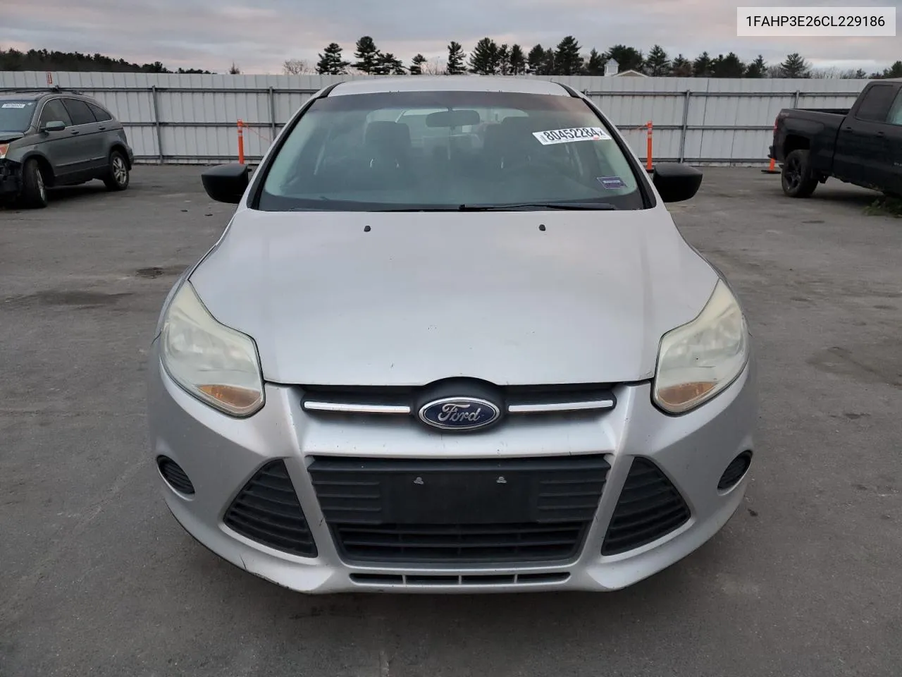 2012 Ford Focus S VIN: 1FAHP3E26CL229186 Lot: 80452284