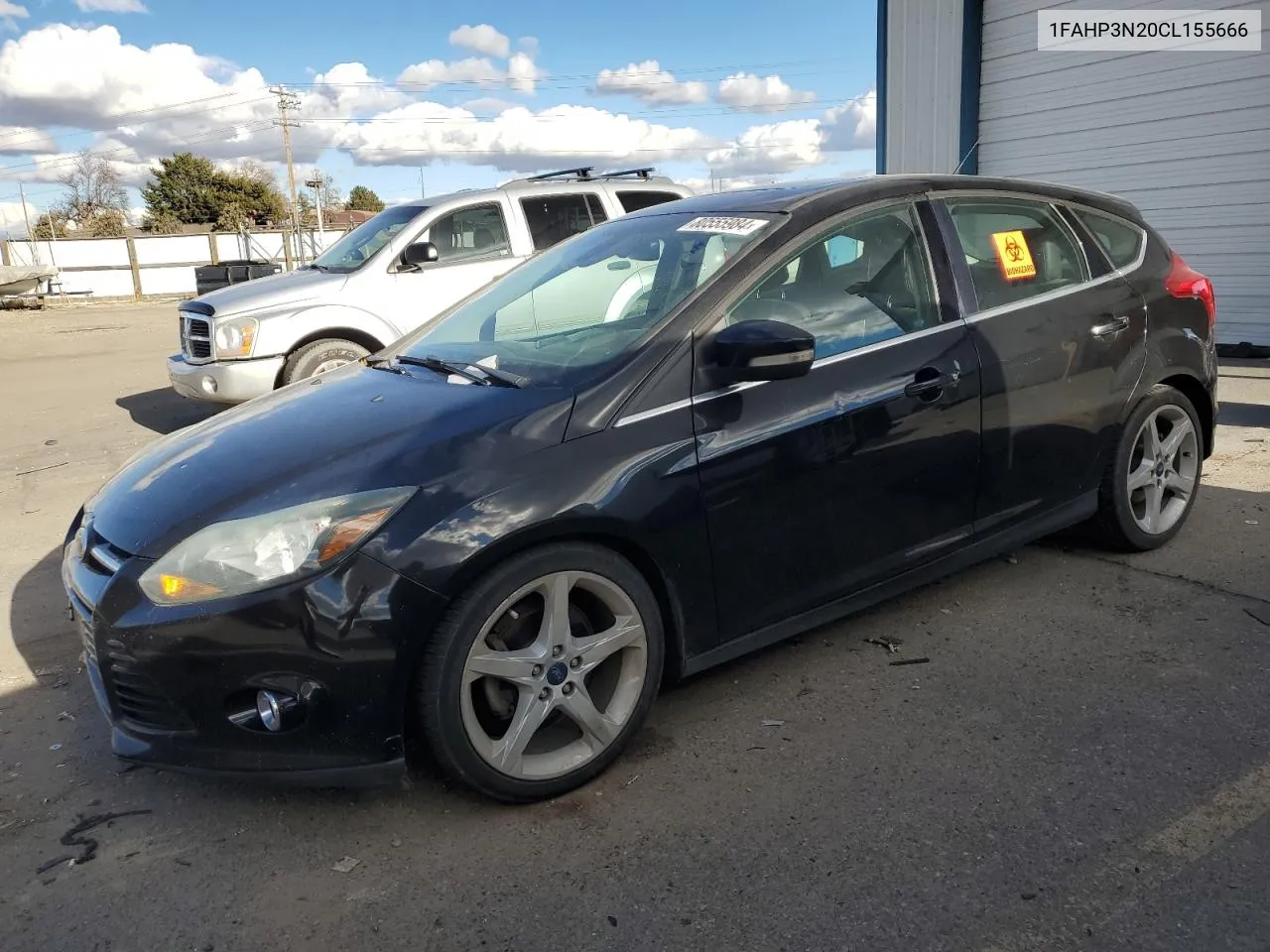 2012 Ford Focus Titanium VIN: 1FAHP3N20CL155666 Lot: 80555984