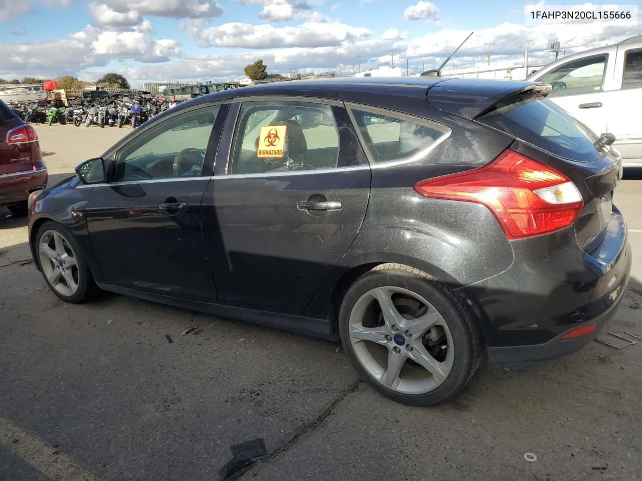 2012 Ford Focus Titanium VIN: 1FAHP3N20CL155666 Lot: 80555984