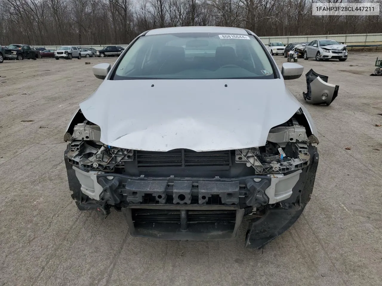 2012 Ford Focus Se VIN: 1FAHP3F28CL447211 Lot: 80816644