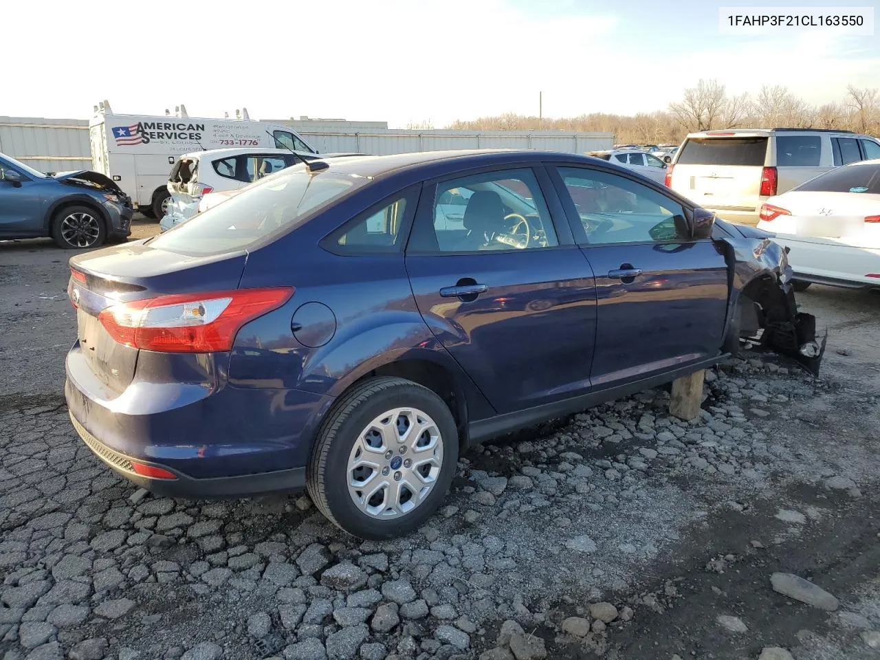 2012 Ford Focus Se VIN: 1FAHP3F21CL163550 Lot: 82927733