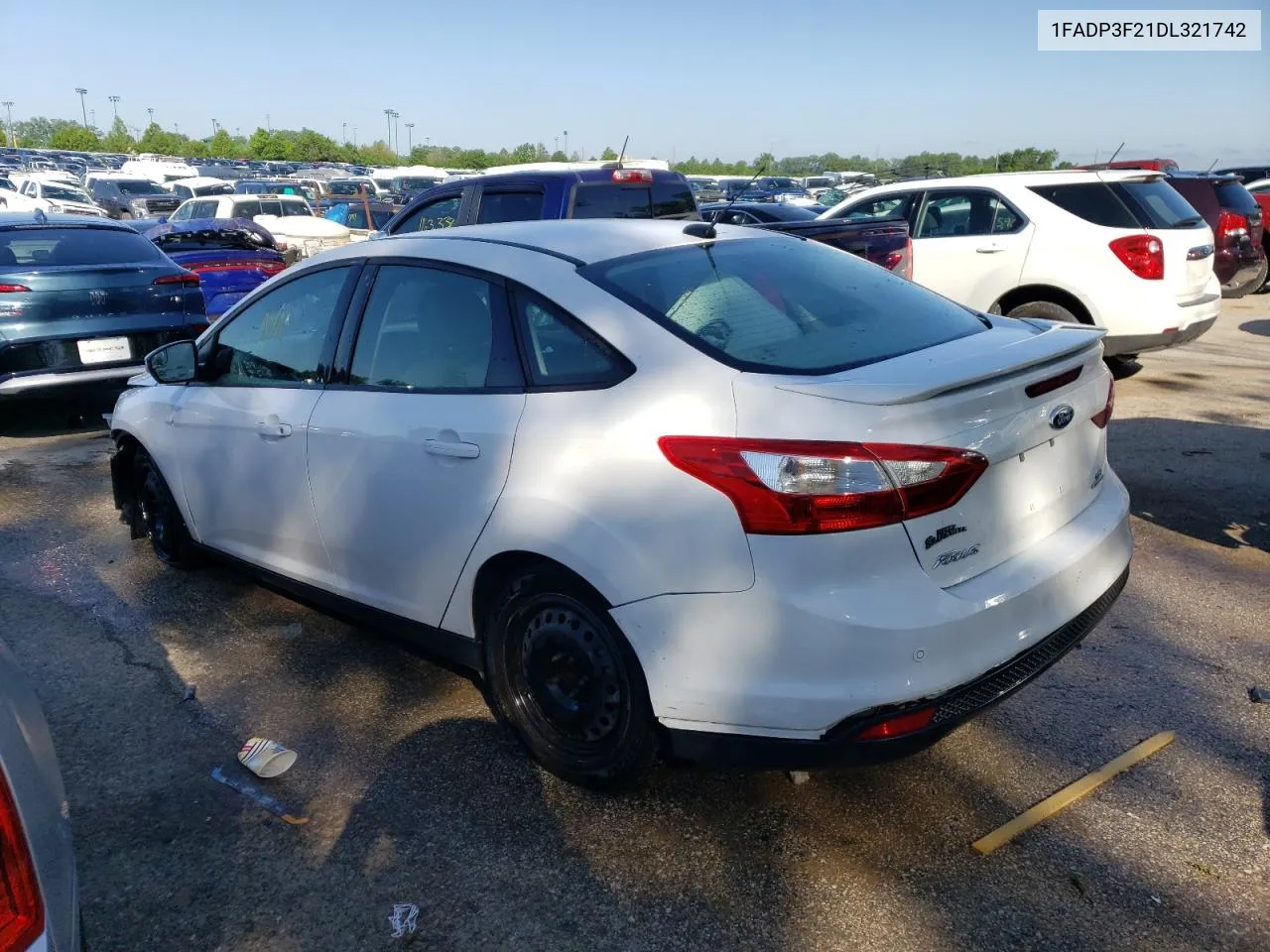 2013 Ford Focus Se VIN: 1FADP3F21DL321742 Lot: 54078544