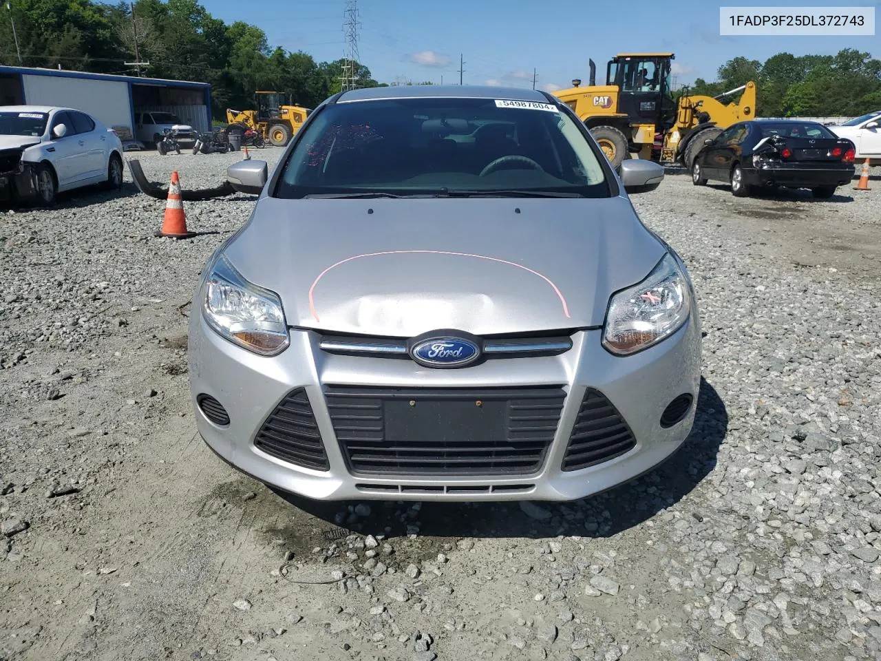 2013 Ford Focus Se VIN: 1FADP3F25DL372743 Lot: 54987804