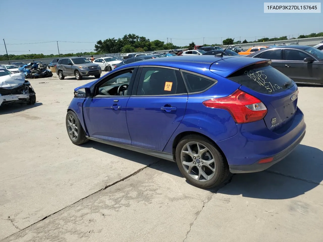 2013 Ford Focus Se VIN: 1FADP3K27DL157645 Lot: 55669784