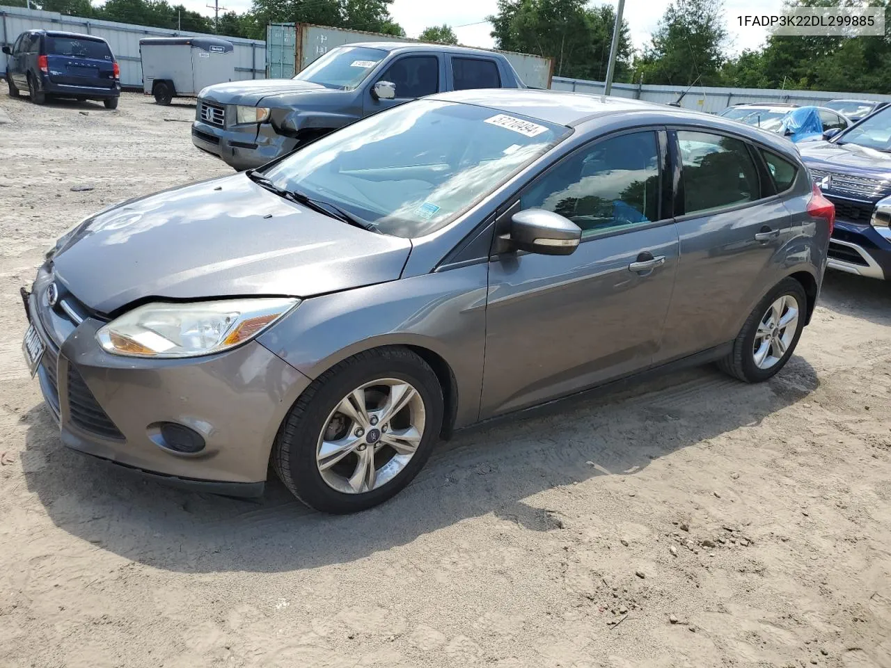 2013 Ford Focus Se VIN: 1FADP3K22DL299885 Lot: 57210494