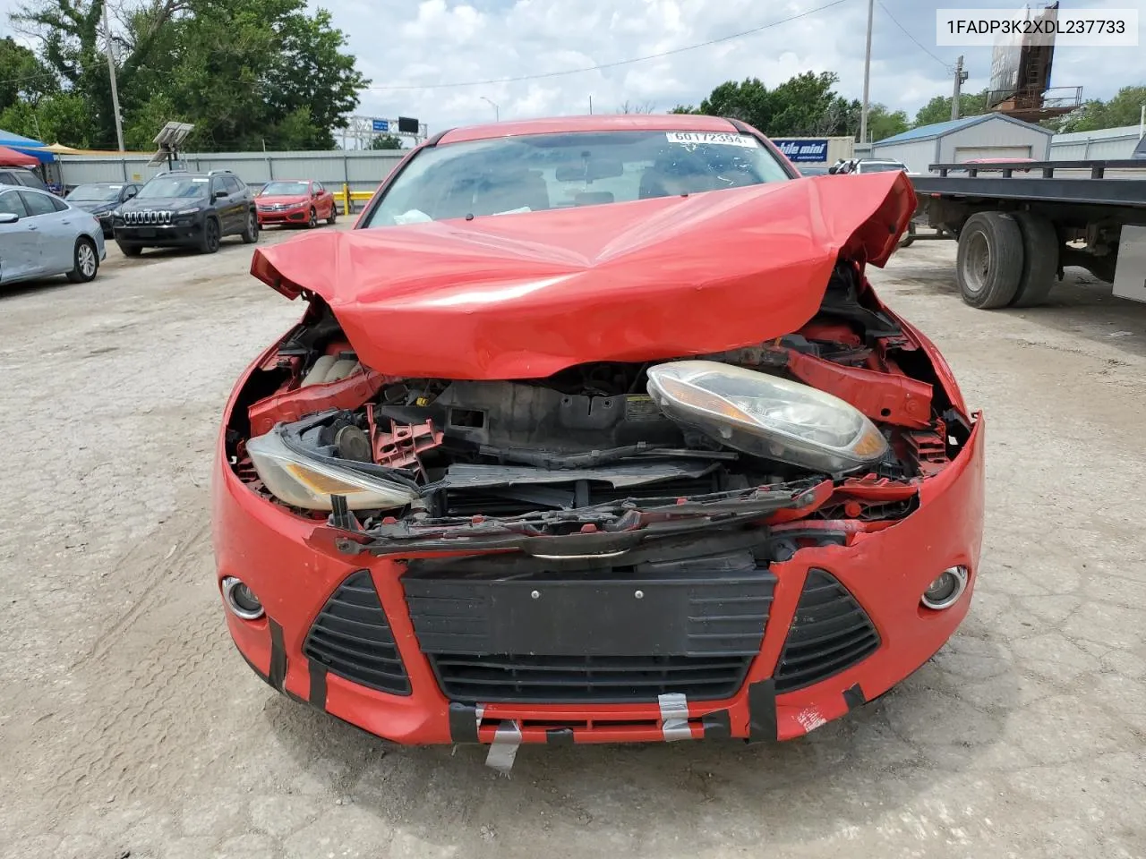 2013 Ford Focus Se VIN: 1FADP3K2XDL237733 Lot: 60172394