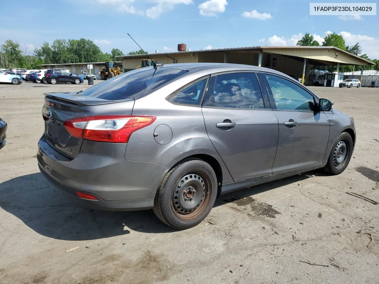 2013 Ford Focus Se VIN: 1FADP3F23DL104029 Lot: 62349304