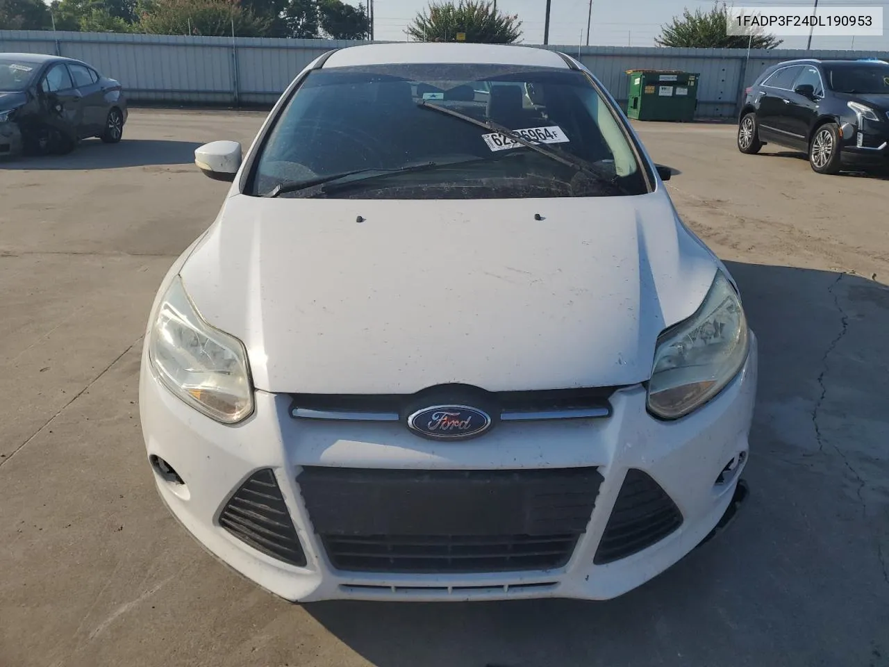 2013 Ford Focus Se VIN: 1FADP3F24DL190953 Lot: 62526964