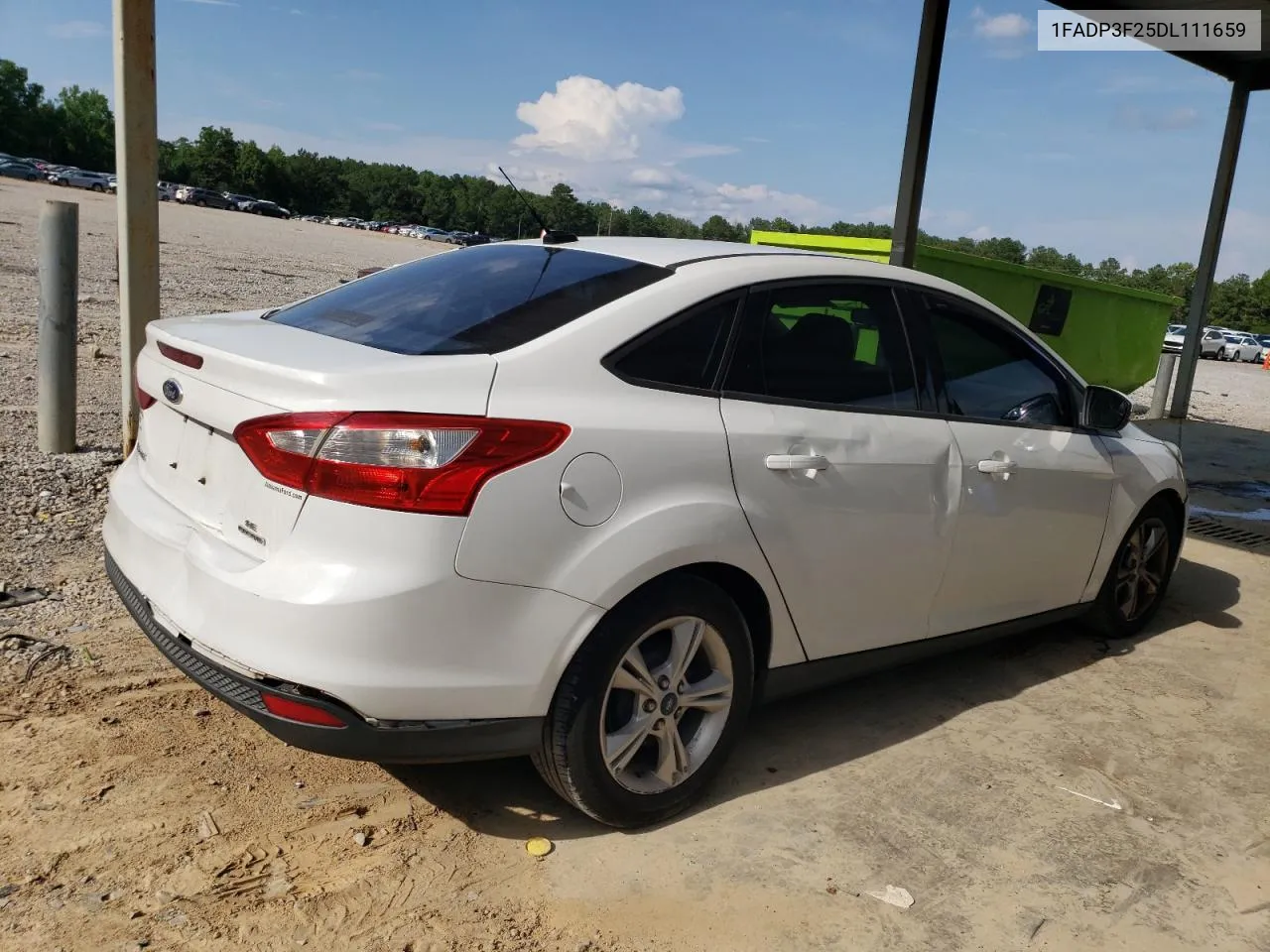 2013 Ford Focus Se VIN: 1FADP3F25DL111659 Lot: 63627364