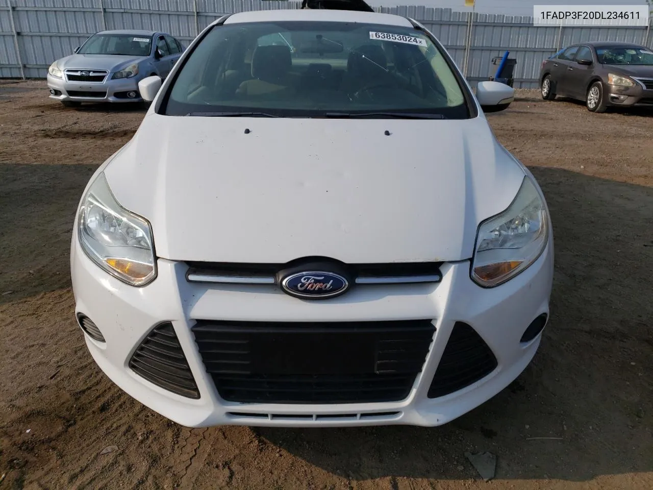 2013 Ford Focus Se VIN: 1FADP3F20DL234611 Lot: 63853024