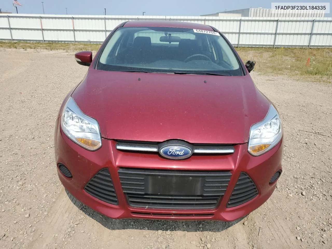 2013 Ford Focus Se VIN: 1FADP3F23DL184335 Lot: 64872704