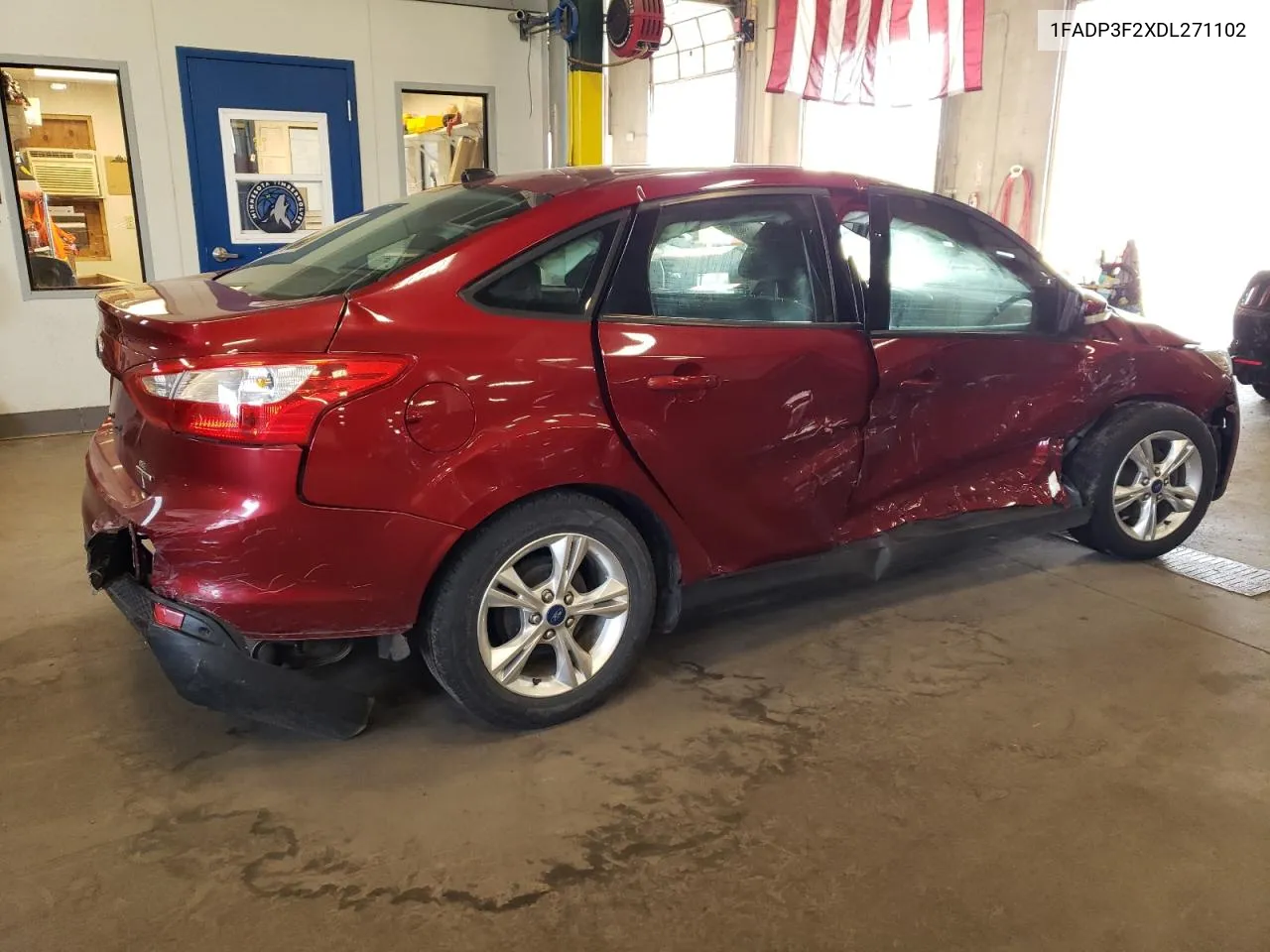 2013 Ford Focus Se VIN: 1FADP3F2XDL271102 Lot: 65088714