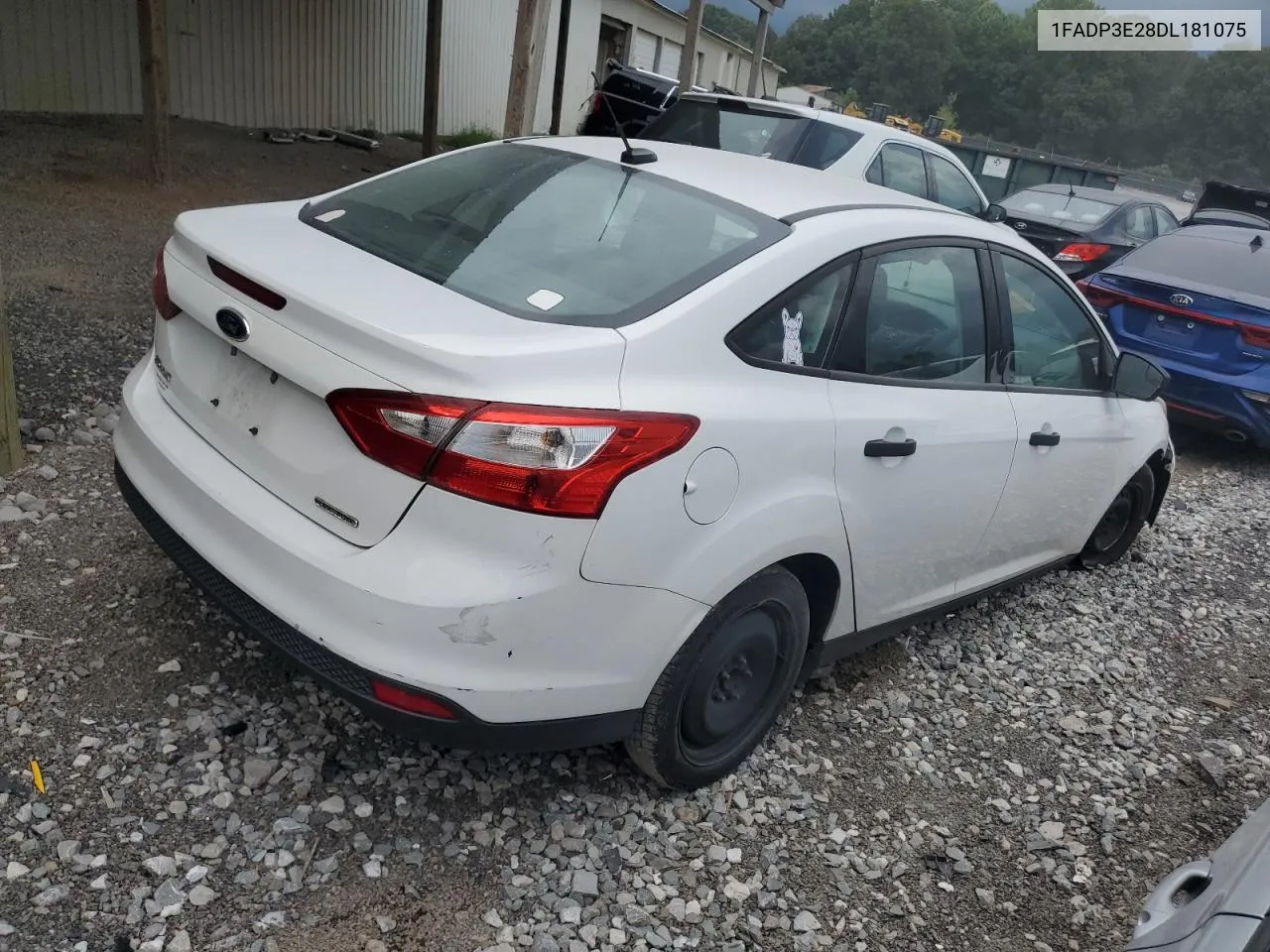 2013 Ford Focus S VIN: 1FADP3E28DL181075 Lot: 65377014