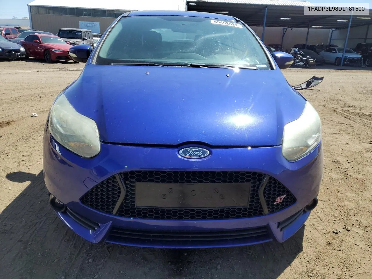 2013 Ford Focus St VIN: 1FADP3L98DL181500 Lot: 65492094