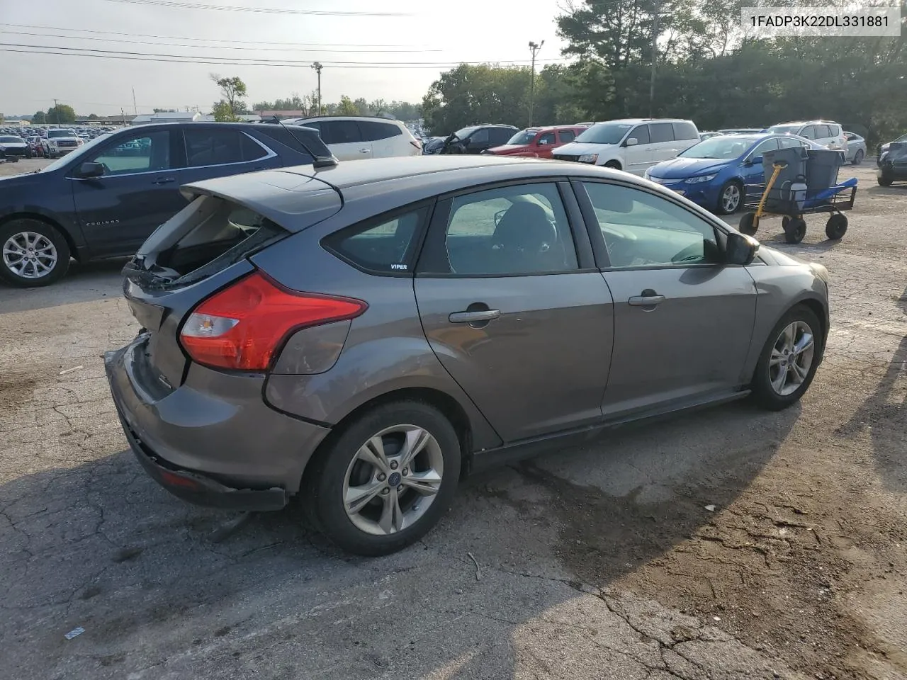 2013 Ford Focus Se VIN: 1FADP3K22DL331881 Lot: 66374984