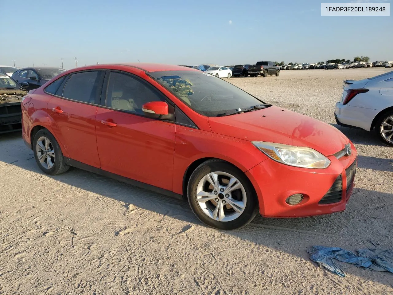 2013 Ford Focus Se VIN: 1FADP3F20DL189248 Lot: 66575474