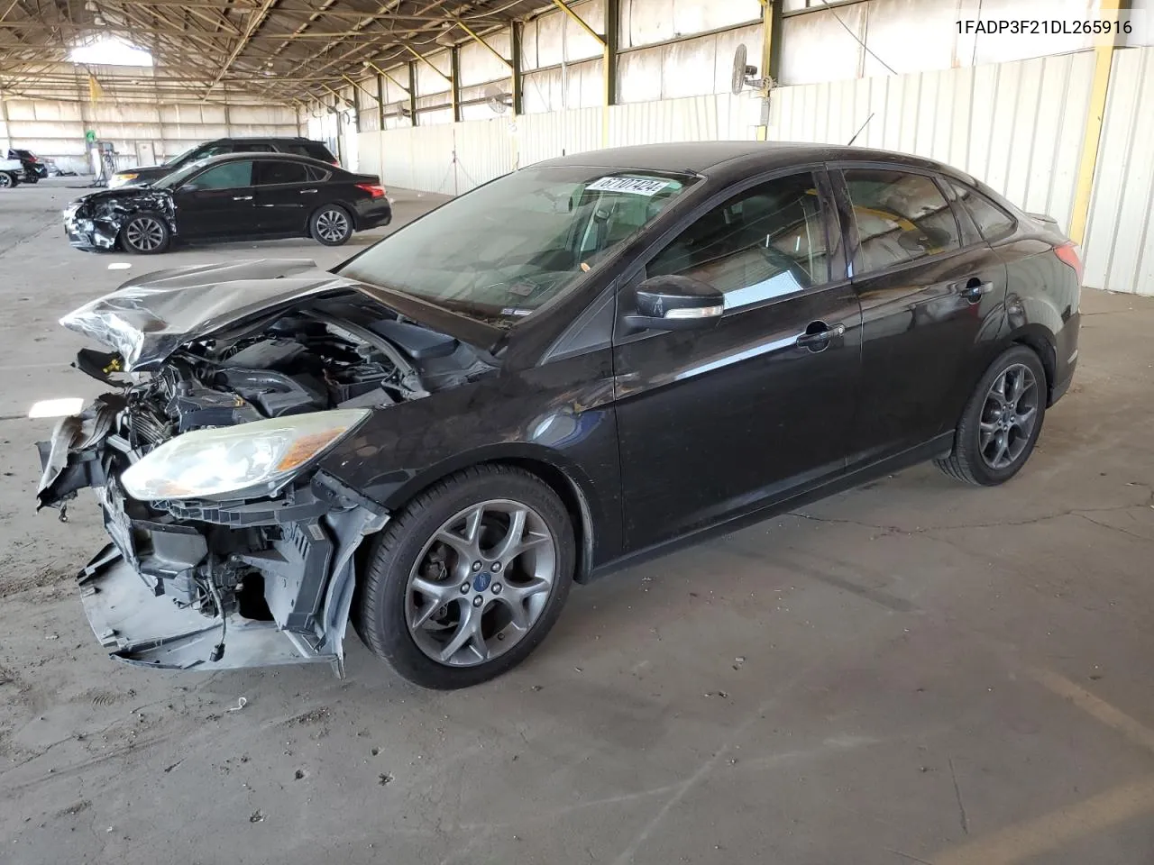 2013 Ford Focus Se VIN: 1FADP3F21DL265916 Lot: 67107424