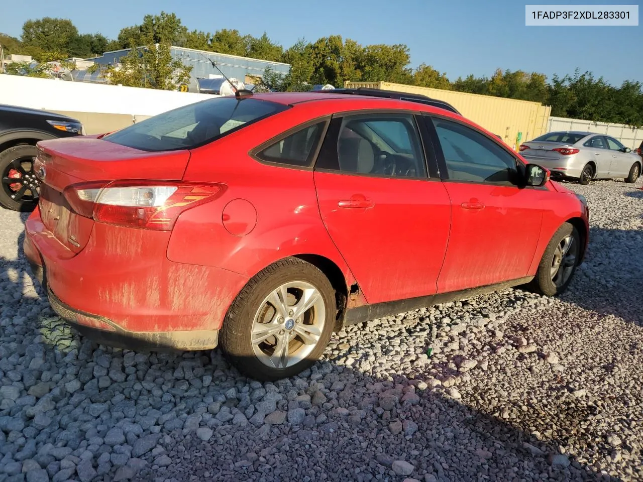 2013 Ford Focus Se VIN: 1FADP3F2XDL283301 Lot: 67356484