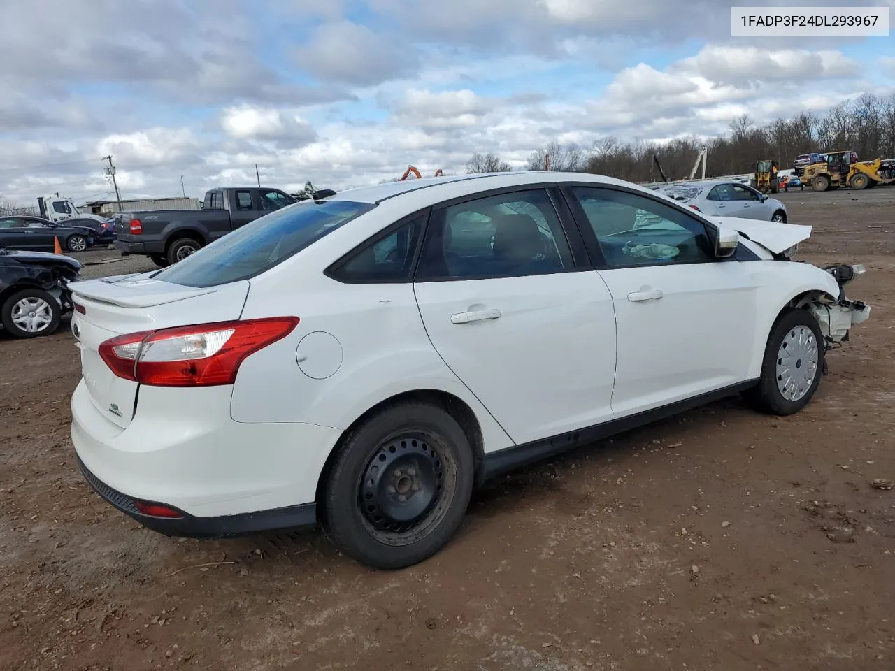 2013 Ford Focus Se VIN: 1FADP3F24DL293967 Lot: 67632594