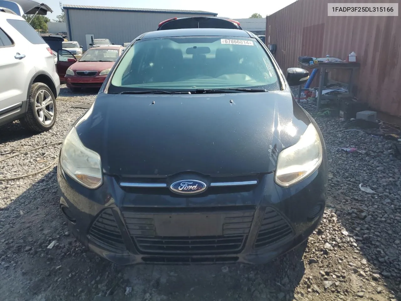 2013 Ford Focus Se VIN: 1FADP3F25DL315166 Lot: 67866814