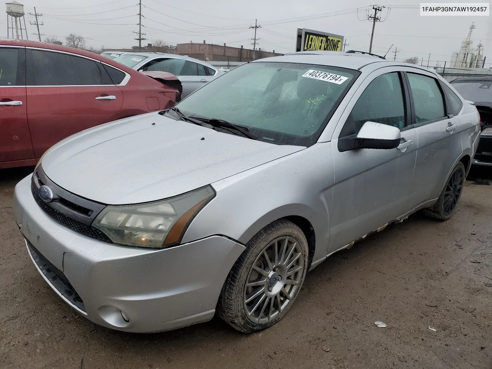 1FAHP3GN7AW192457 2013 Ford Focus Ses