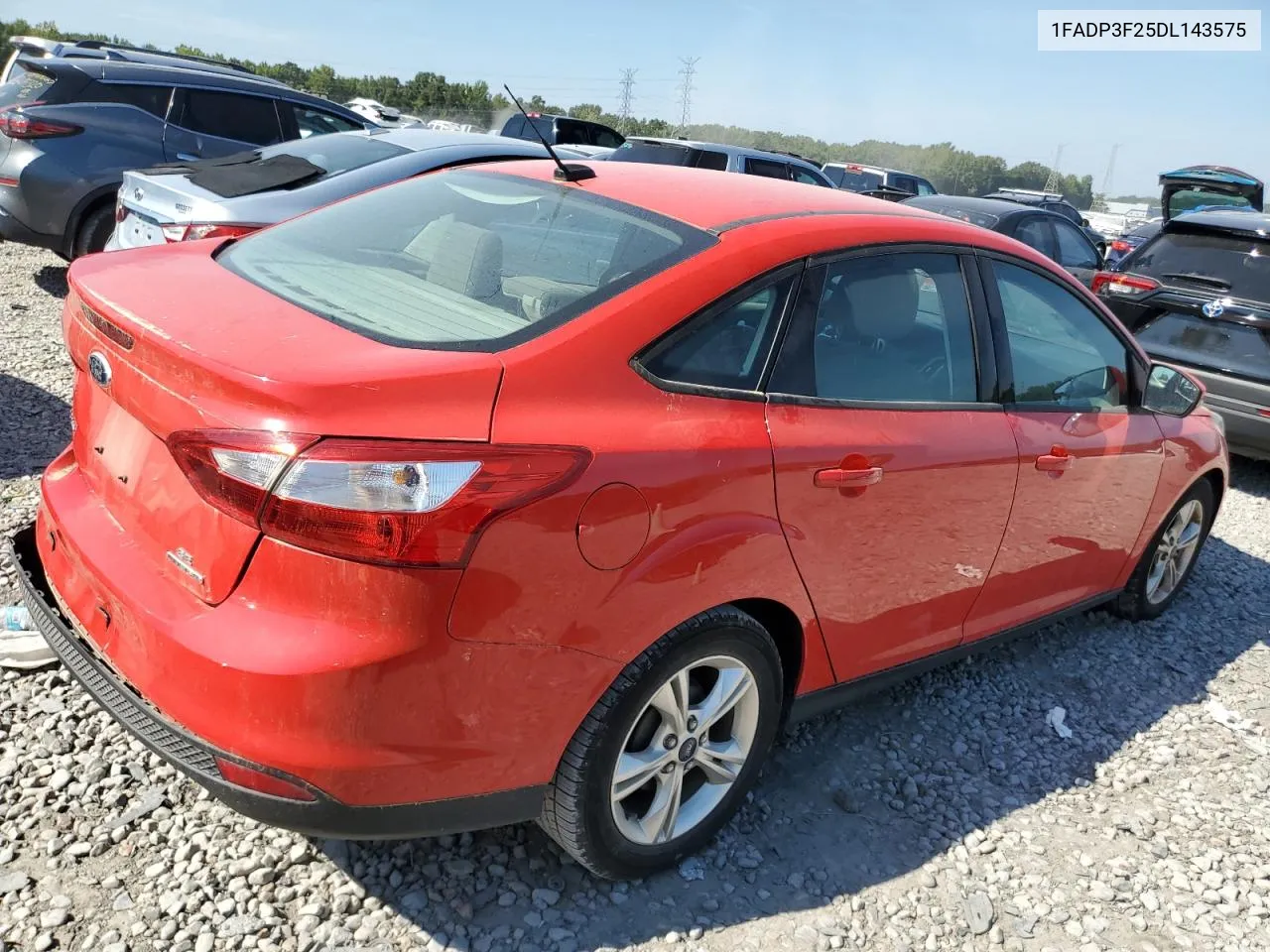 2013 Ford Focus Se VIN: 1FADP3F25DL143575 Lot: 68245254