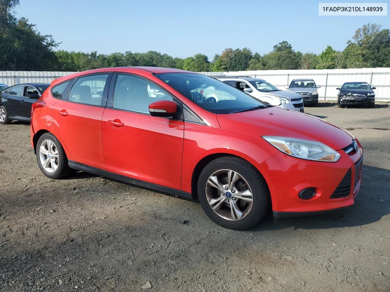 2013 Ford Focus Se VIN: 1FADP3K21DL148939 Lot: 68676604