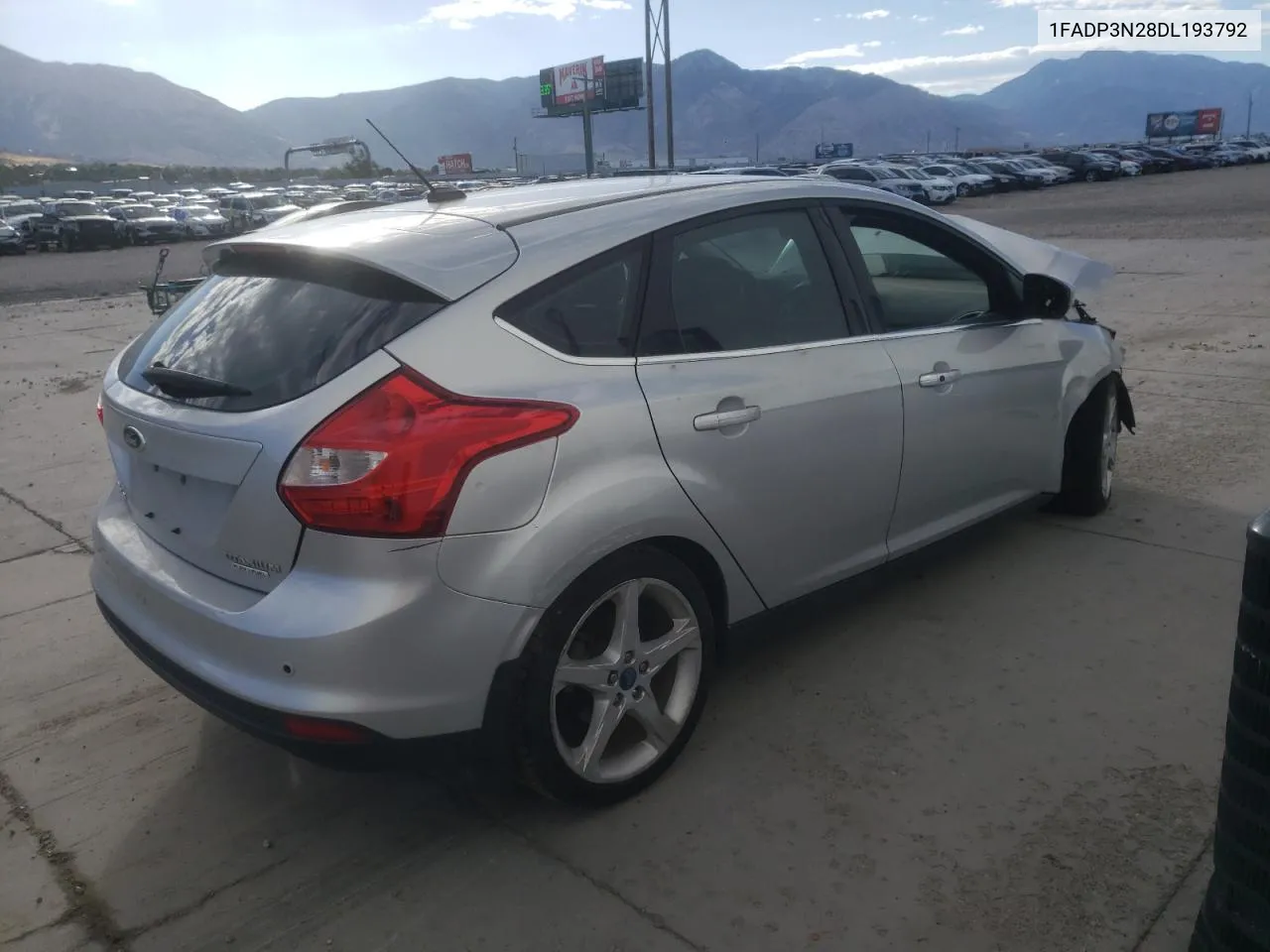 2013 Ford Focus Titanium VIN: 1FADP3N28DL193792 Lot: 68754494