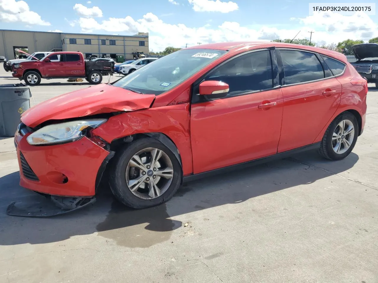 2013 Ford Focus Se VIN: 1FADP3K24DL200175 Lot: 69246574