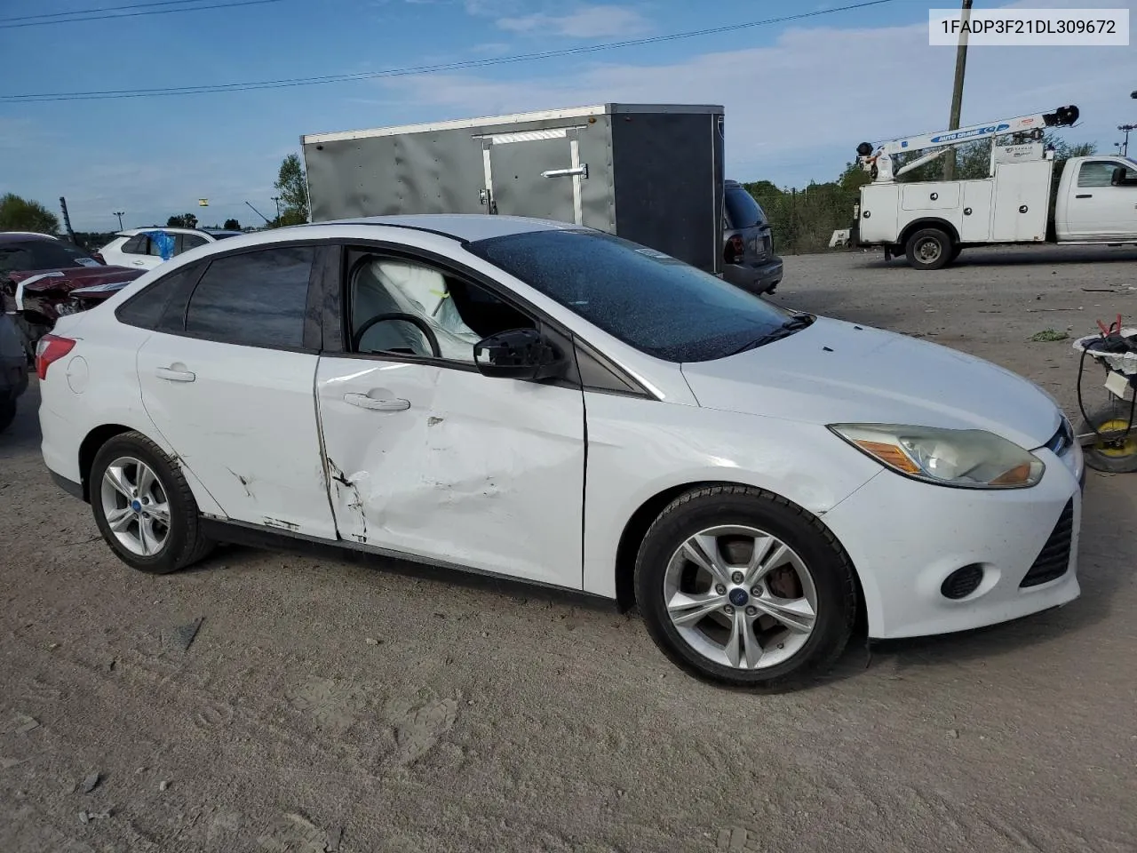 2013 Ford Focus Se VIN: 1FADP3F21DL309672 Lot: 69288414