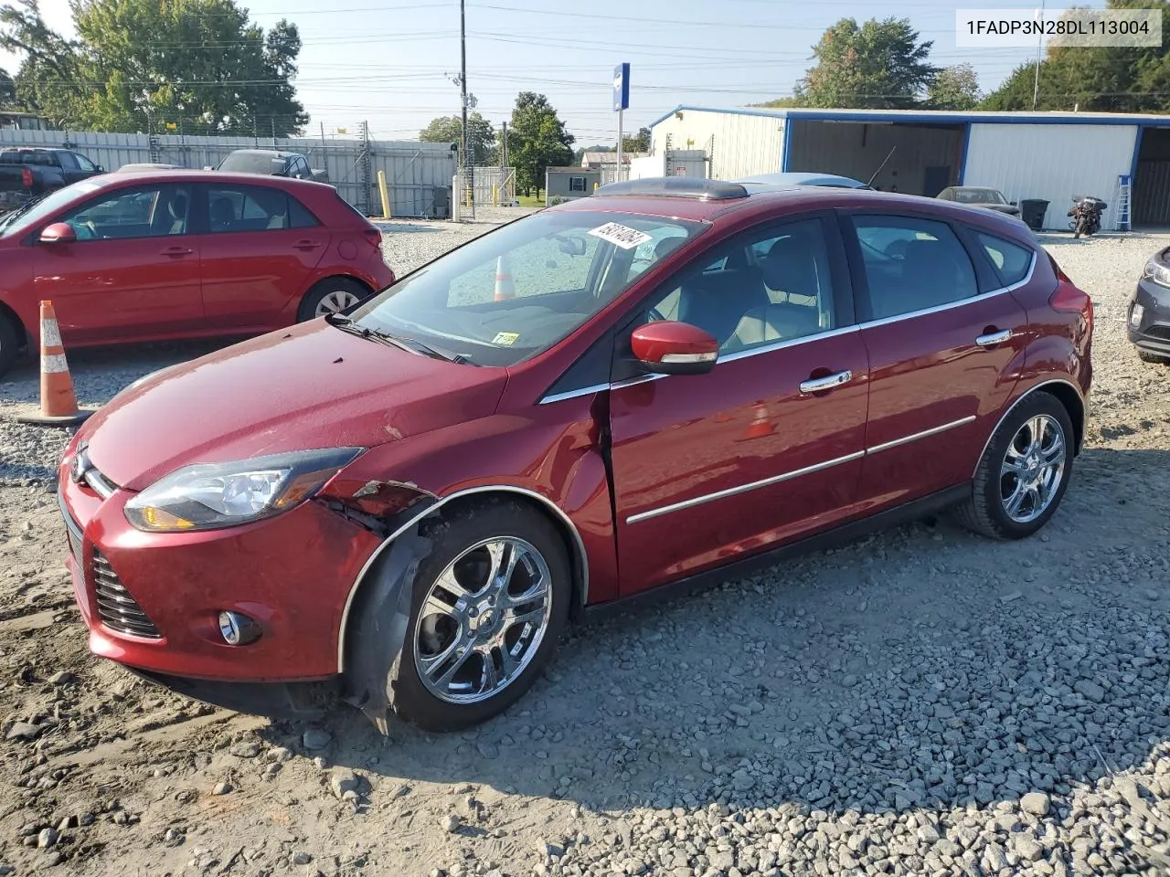 2013 Ford Focus Titanium VIN: 1FADP3N28DL113004 Lot: 69314064