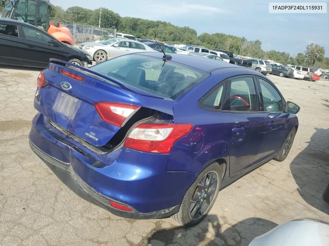 2013 Ford Focus Se VIN: 1FADP3F24DL115931 Lot: 69448454