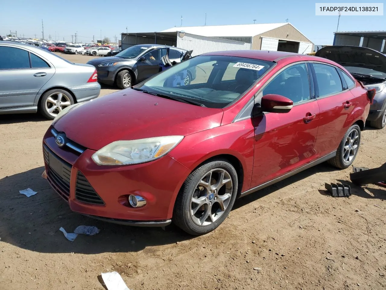 2013 Ford Focus Se VIN: 1FADP3F24DL138321 Lot: 69456764