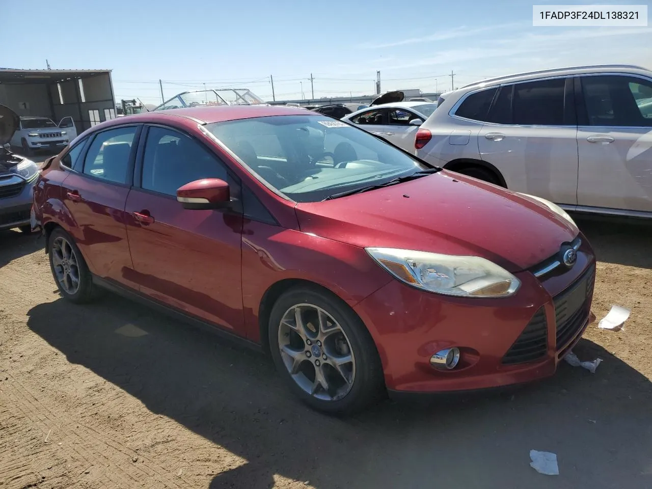 2013 Ford Focus Se VIN: 1FADP3F24DL138321 Lot: 69456764