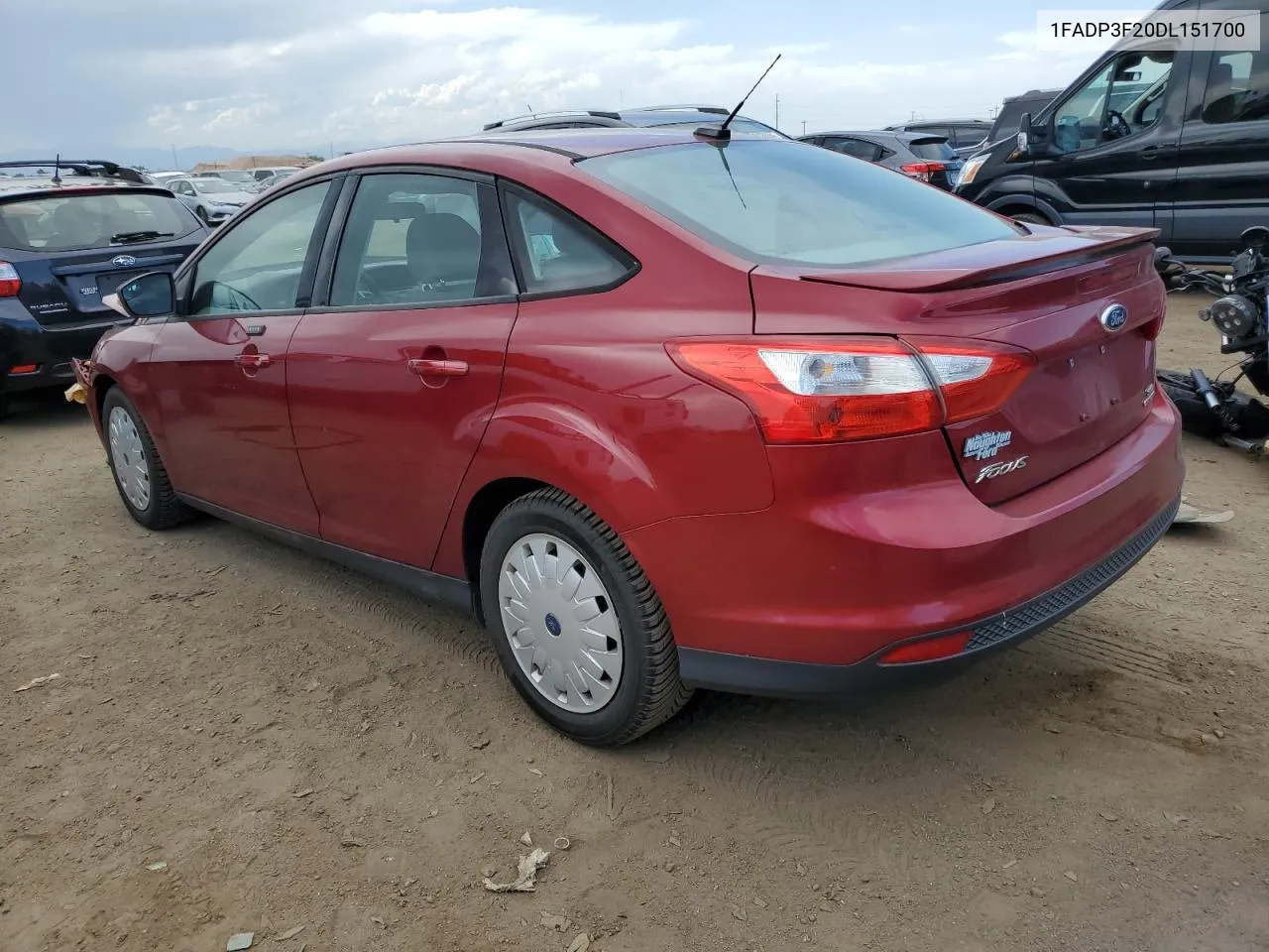 1FADP3F20DL151700 2013 Ford Focus Se