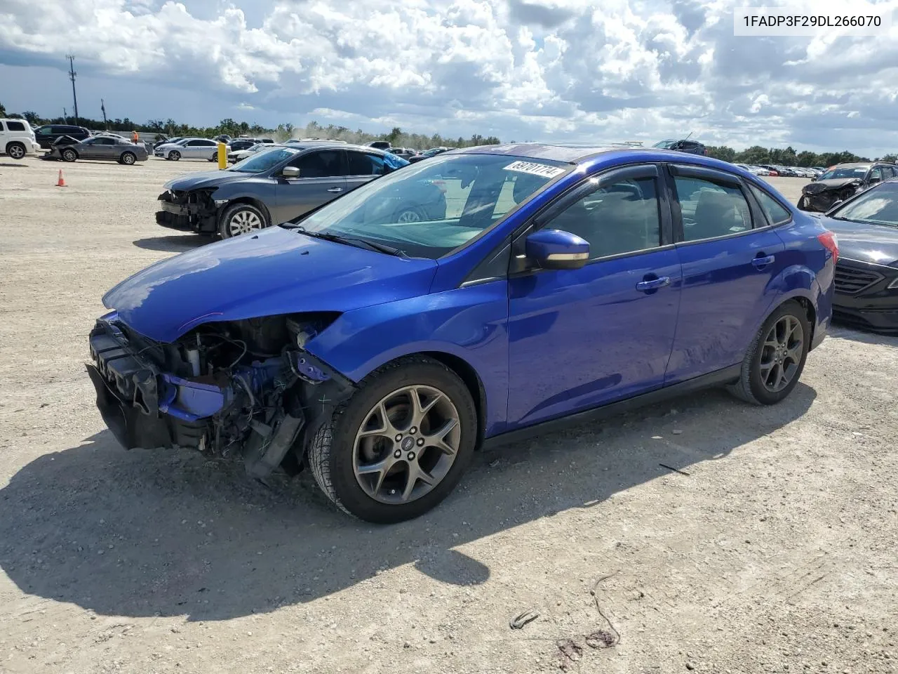 2013 Ford Focus Se VIN: 1FADP3F29DL266070 Lot: 69701774