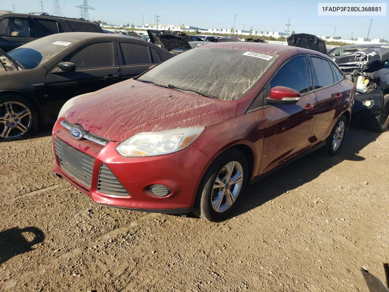 2013 Ford Focus Se VIN: 1FADP3F28DL368881 Lot: 69962584