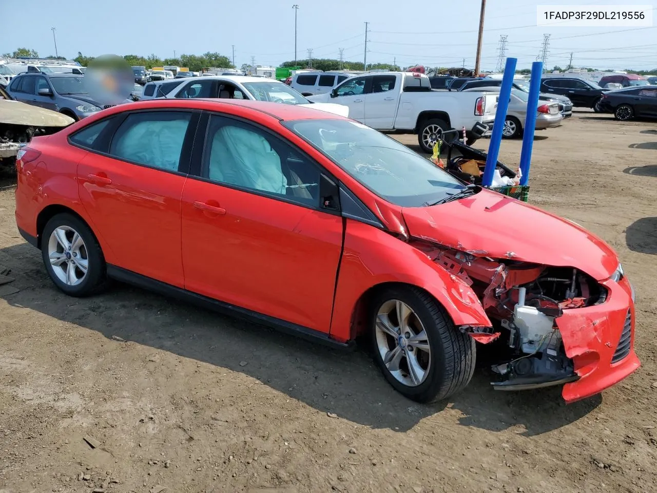 2013 Ford Focus Se VIN: 1FADP3F29DL219556 Lot: 70077234