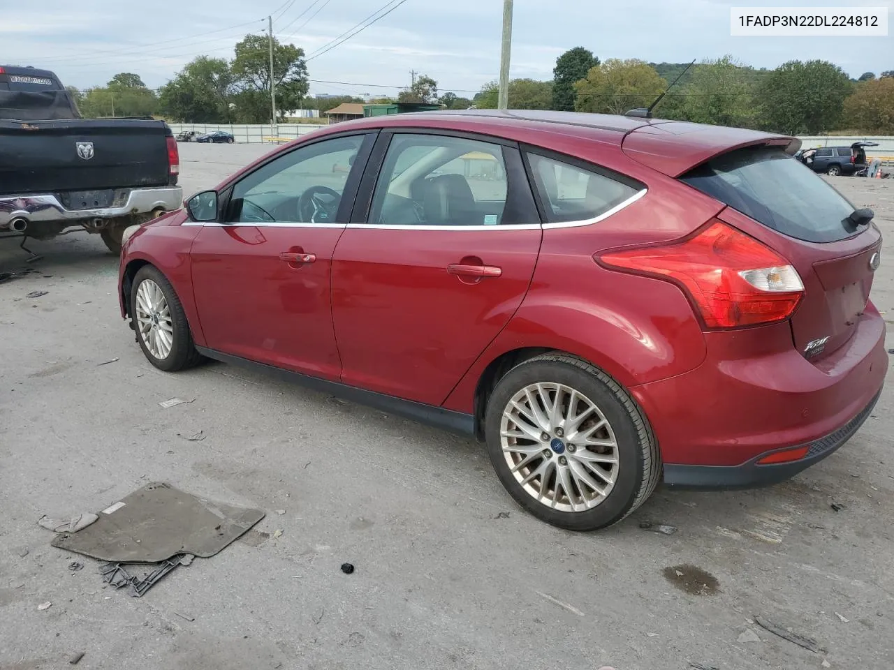 2013 Ford Focus Titanium VIN: 1FADP3N22DL224812 Lot: 70195204