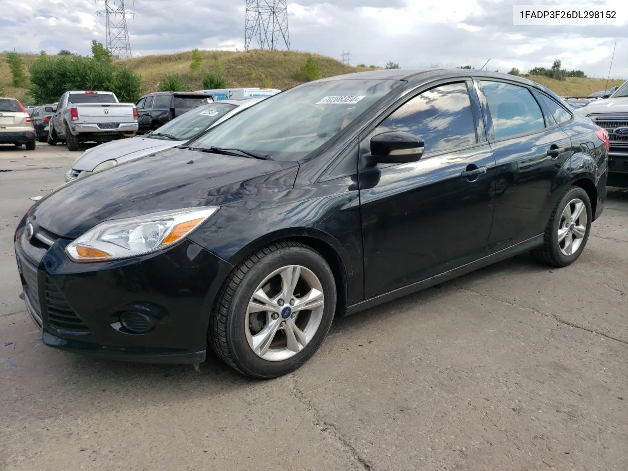 2013 Ford Focus Se VIN: 1FADP3F26DL298152 Lot: 70208324